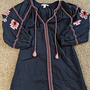 FOREVER 21 Contemporary Long Sleeve Womens Shirt Dress Size XS